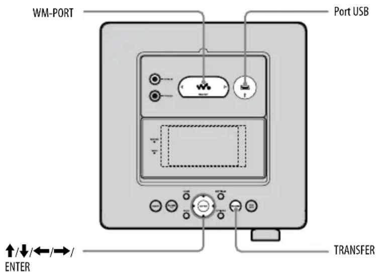 SONY Giga Juke NASSC500PK - Transfert des données audio du JUKEBOX HDD du serveur de musique « GIGA JUKE » vers un « WALKMAN » - 1