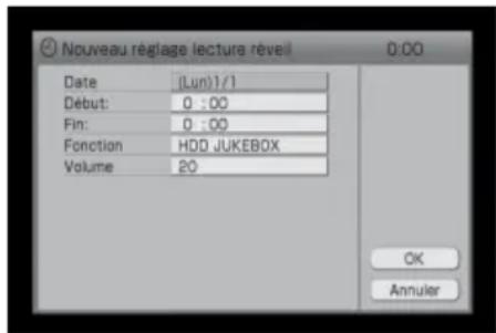 SONY Giga Juke NASSC500PK - Utilisation de la minuterie de réveil - 1