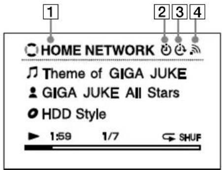 SONY Giga Juke NASSC500PK - Ecran général - 1
