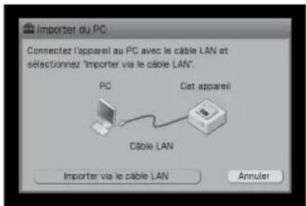 SONY Giga Juke NASSC500PK - Lorsque le message « La destination du transfert est introuvable. » s'affiche dans le logiciel « Music Transfer » - 4