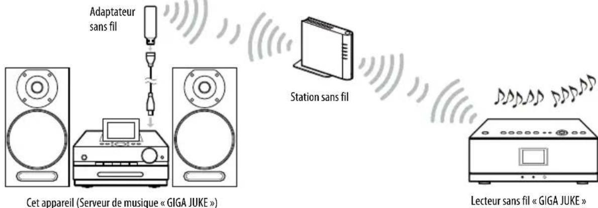 SONY Giga Juke NASSC500PK - A propos du serveur et des fonctions client de l'ordinateil - 1
