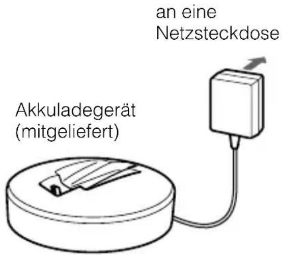 SONY TMRBT10 - Schließen Sie das mitgelieferte Netzteil an eine Netzsteckdose an. - 1