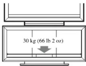 SONY SUFL300M - Nota sobre la capacidad de carga - 1