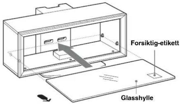 SONY SUFL300M - Feste glasshyllen. - 1