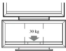 SONY SUFL300M - Notering om lastkapacitet - 1