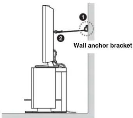 SONY SUFL300M - Anchor the TV to the wall. - 2
