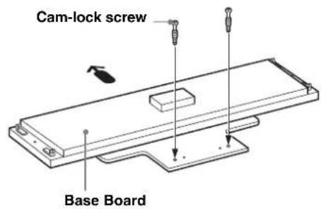 SONY SUFL300M - Attach the Rear Pillar to the Base Board. - 1