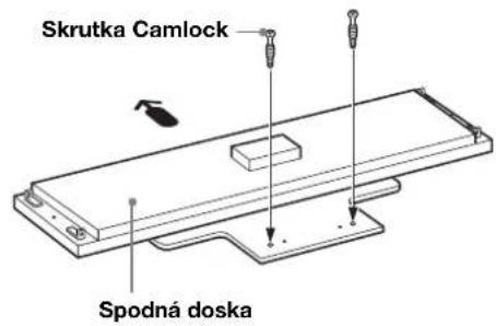 SONY SUFL300M - K spodnej doske pripevnite zadný stípik. - 1