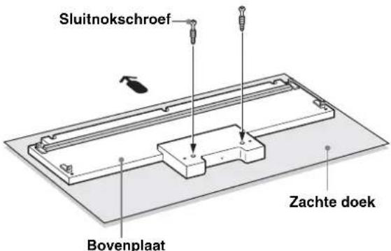 SONY SUFL300M - Bevestig de bovenplaat. - 1