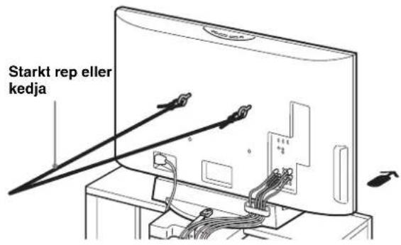 SONY SUFL300M - Förankra TV:n i väggen. - 1