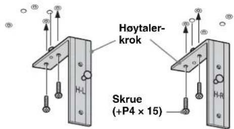 SONY SUFL300M - Fest høytalerkroken. - 2
