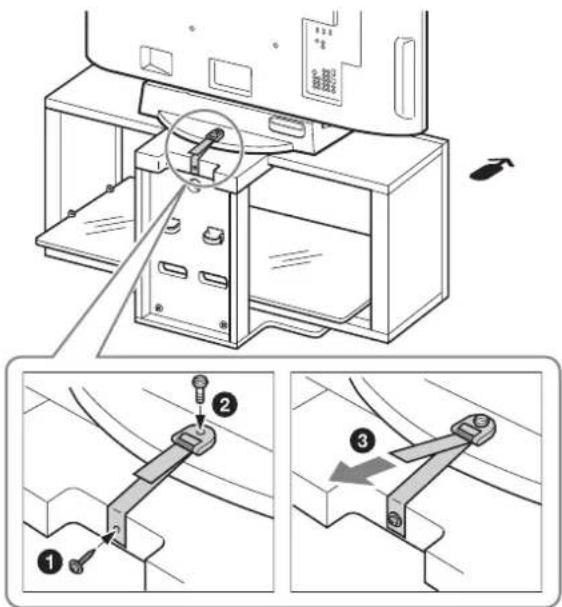 SONY SUFL300M - Attach the support belt. - 1