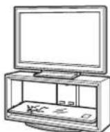 SONY SUFL300M - Do not use a cracked TV Stand. - 1
