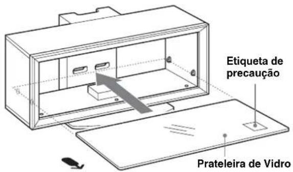 SONY SUFL300M - Fixe a Prateleira de Vidro. - 1