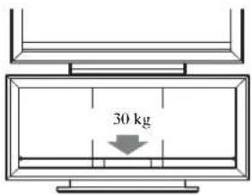 SONY SUFL300M - Σημείωση για τη φέρουσα ικανότητα - 1