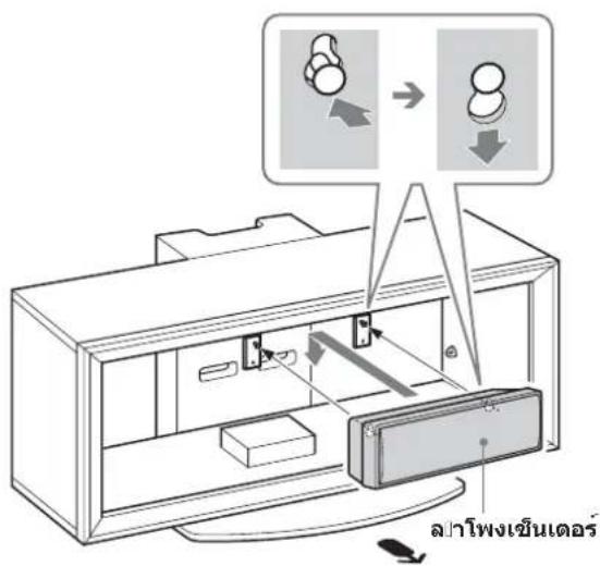 SONY SUFL300M - แขวนลําโพงเช็นเตอร์เข้ากับสกรุ แขวนดังภาพที่แสดง - 1