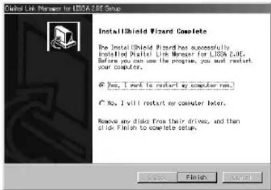SONY PCLKLSA2 - Installing the Digital Link Manager (continued) - 1