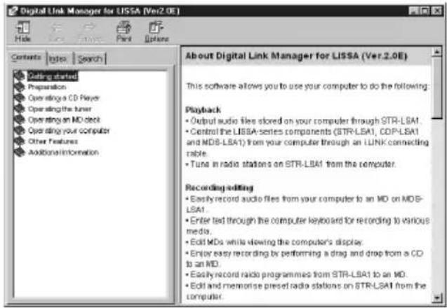 SONY PCLKLSA2 - Apertura del indice deapia - 1