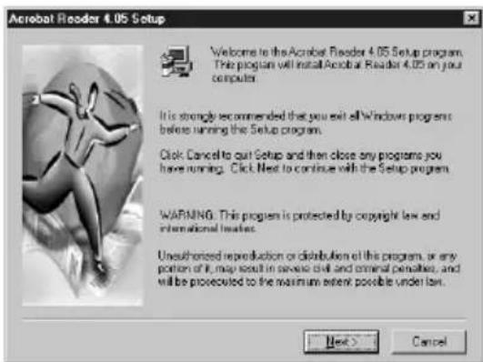 SONY PCLKLSA2 - Installation de Adobe Acrobat Reader - 1
