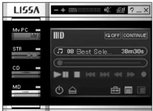 SONY PCLKLSA2 - Cliquez sur "Start", pointez sur "Program", pointez sur "Digital Link Manager for LISSA 2.0E", puis Cliquez sur "LISSA". - 1