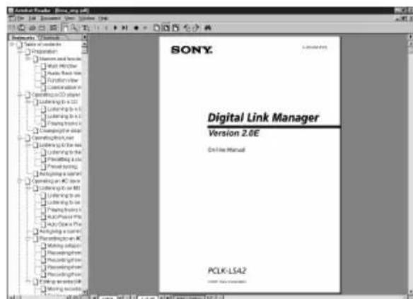 SONY PCLKLSA2 - Utilisation du manuel en ligne - 2