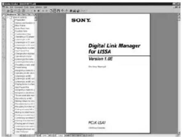 SONY PCLKLSA1 - Verwendung der Online-Anleitung - 2