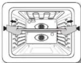 SAMSUNG NE58H9970WS - To Install the Partition into the Oven Cavity - 3