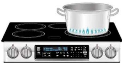 SAMSUNG NE58H9970WS - Virtual Flame Technology - 1