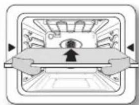 SAMSUNG NE58H9970WS - To Install the Partition into the Oven Cavity - 2
