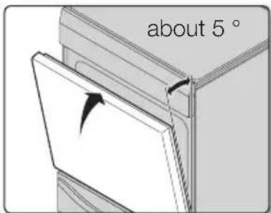 SAMSUNG NE58H9970WS - How to remove the door - 3