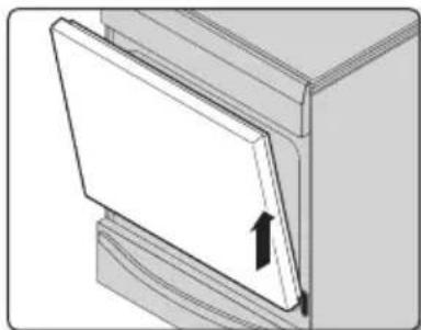 SAMSUNG NE58H9970WS - Cómo retirar la puerta - 4