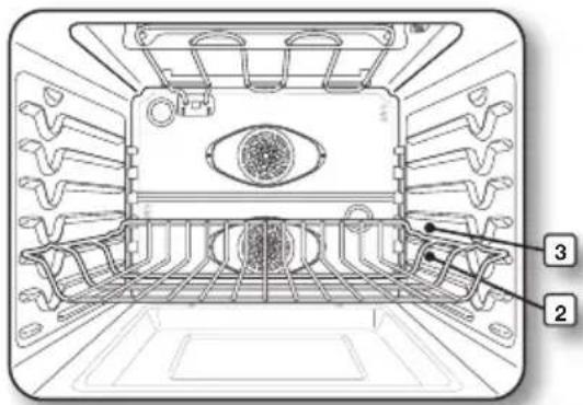 SAMSUNG NE58H9970WS - Position de la grille encastrée - 1