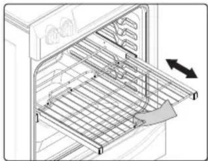 SAMSUNG NE58H9970WS - Installing the Gliding rack - 2