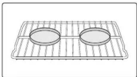 SAMSUNG NE58H9970WS - Two Rack Baking Recommendations - 1