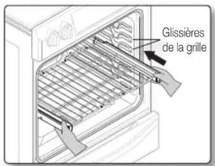 SAMSUNG NE58H9970WS - Installation de la grille coulissante - 1