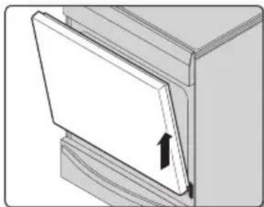 SAMSUNG NE58H9970WS - How to remove the door - 4
