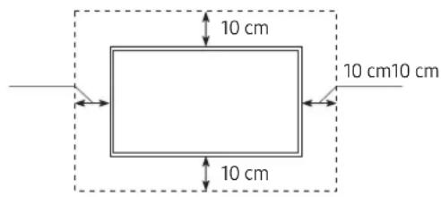 SAMSUNG UE65TU7075U - Ausreichende Belüftung Ihres Geräts - 2
