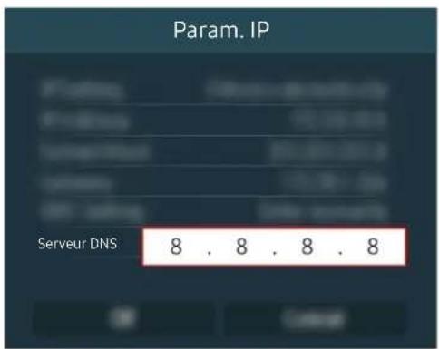 SAMSUNG UE43TU8005K - Lorsque le téléviseur ne peut pas se connecter à Internet - 13