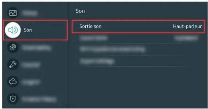 SAMSUNG UE43TU8005K - Lorsque le téléviseur est muet ou déforme le son - 5