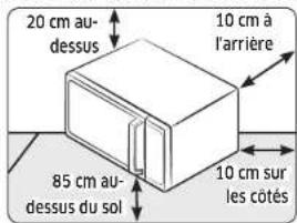 SAMSUNG MS11T5018AC - INSTALLATION DU FOUR À MICRO-ONDES - 1