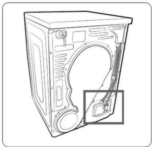 SAMSUNG DV9BN8288AW - Abwasserschlauch (sofern erforderlich) - 1