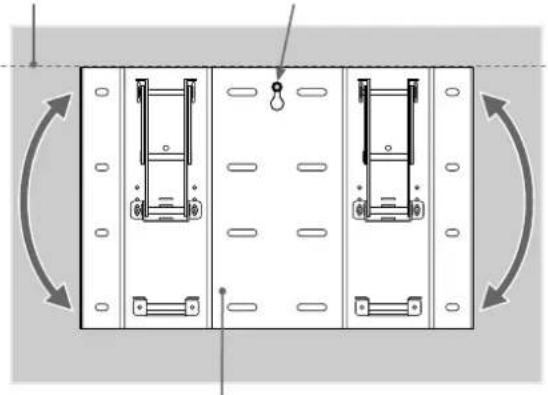 SONY SUPW1 - Step 3: Install the Plate Unit on the wall - 1