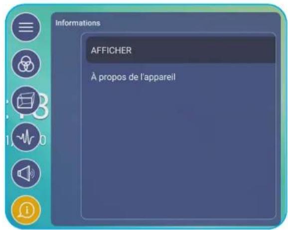 OPTOMA 3861RK - Visualisation des informations sur l'appareil - 1