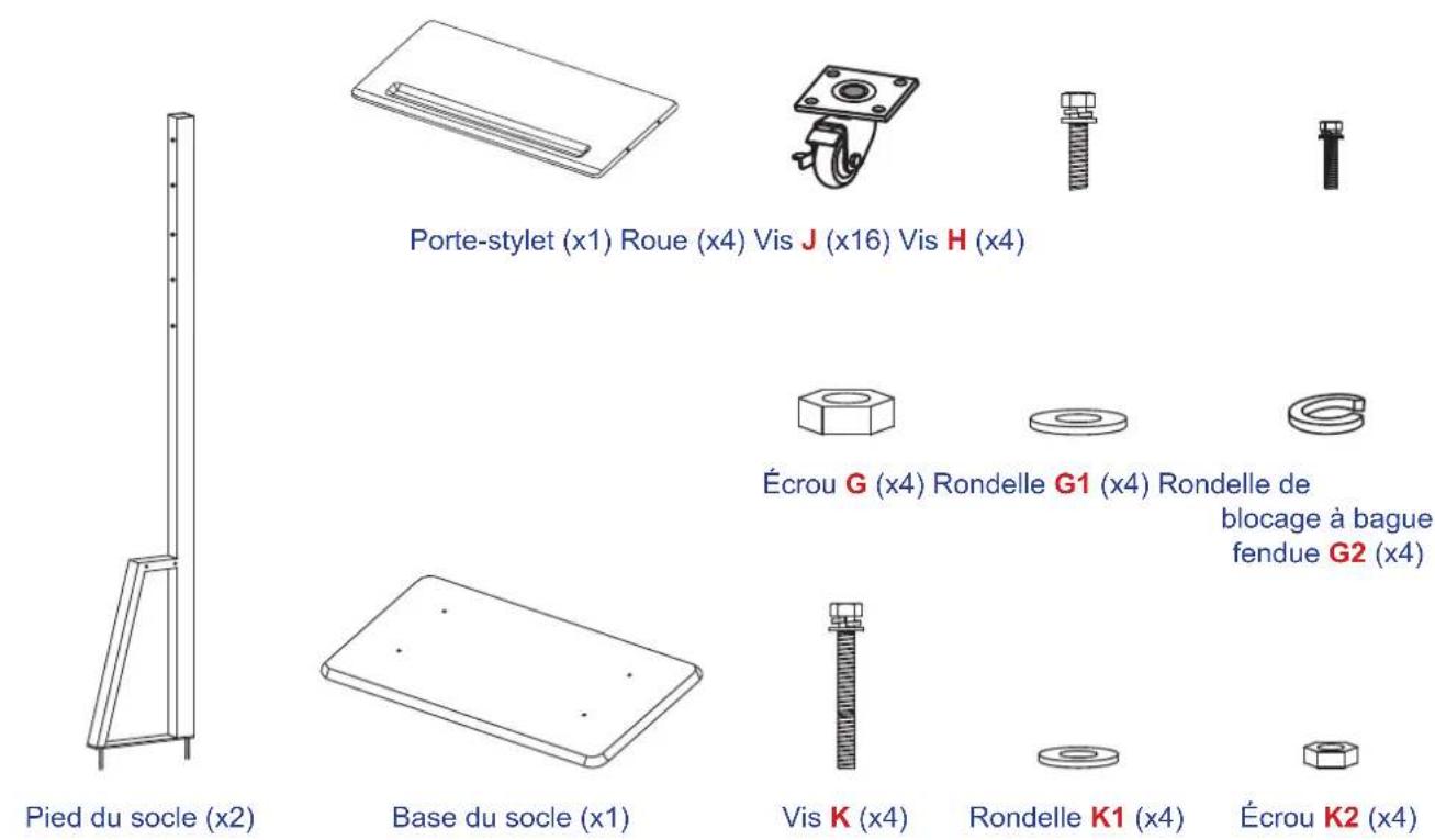 OPTOMA 3861RK - Installation par montage sur socle (en option) - 1