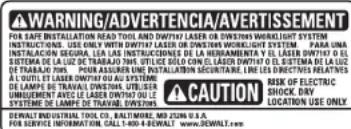 DEWALT DWS7085 - GARANTIA DE REEMBOLSO DE DINERO DE 90 DIAS - 1