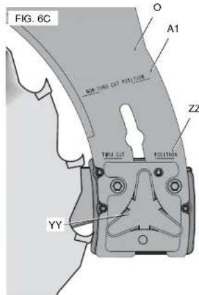 DEWALT DW744X - POSITIONNEMENT DU COUTEAU DIVISEUR (FIG. 6) - 3