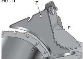 DEWALT DW744X - Ensemble de Anti-rebote (Fig. 11, 12) - 1