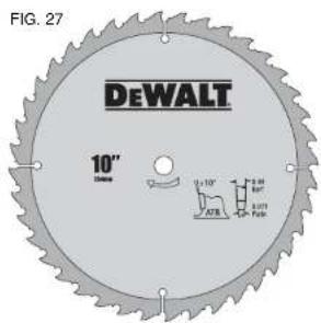 DEWALT DW744X - Lames de scie - 1