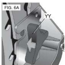 DEWALT DW744X - POSITIONNEMENT DU COUTEAU DIVISEUR (FIG. 6) - 1