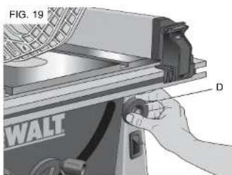 DEWALT DW744X - INDICADOR DE LA ESCALA DE RANURA - 1